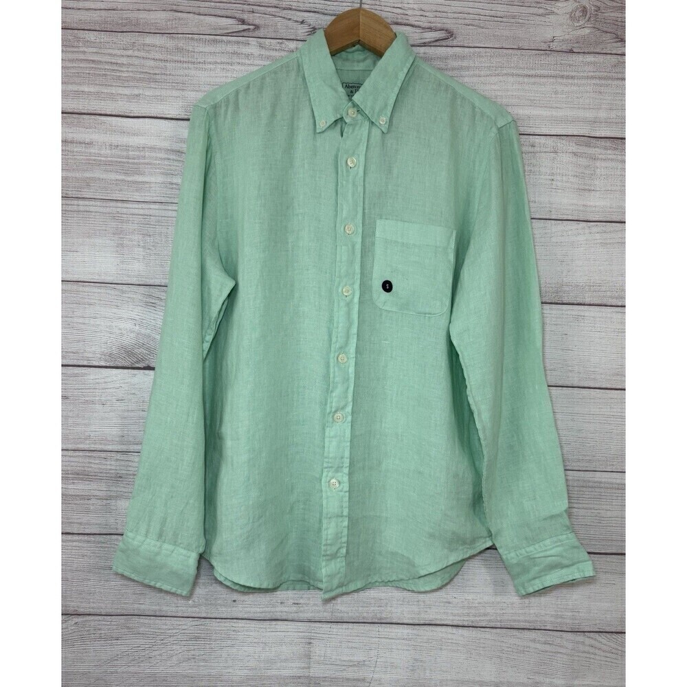 NEW ABERCROMBIE AND FITCH MINT COLOR SHIRT MENS SIZE Small NWT - Picture 4 of 11